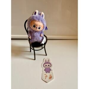 Authentic Pin for love Lububu plush letter : ? Popmart V4